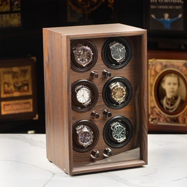 Шкатулка для подзавода шести часов "Derec" от Asen