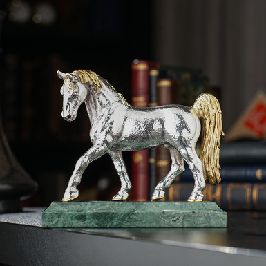 Авторська скульптура "Грація" зі срібленням та позолотою від Євгена Єпура