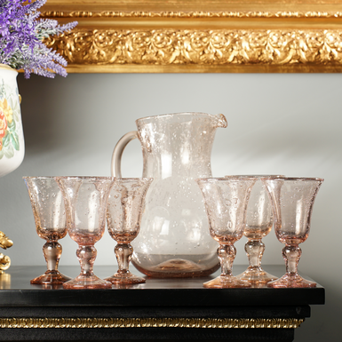 Вінтажний набір келихів з графином "Biot", Франція, 1960-ті роки