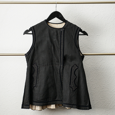 Корсетка "Изысканность" из бархата и конопляного полотна, Черниговщина, начало XX века