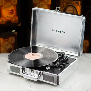 Виниловый проигрыватель Cruiser Plus Portable Turntable with Bluetooth In/Out - Silver от Crosley