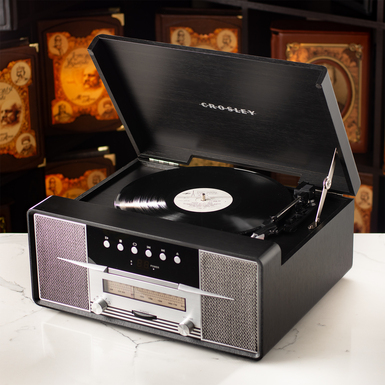 Виниловый проигрыватель Rhapsody Entertainment Center - Black от Crosley