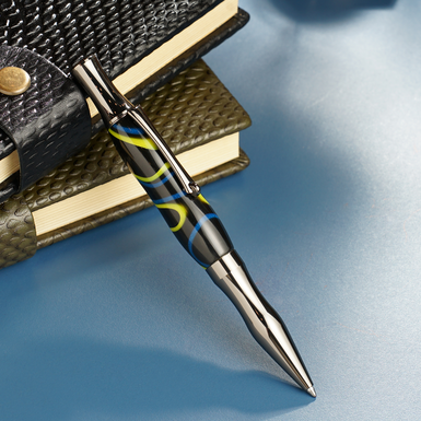 Шариковая ручка "Radiant" из ювелирной смолы от Kaminsky Studio