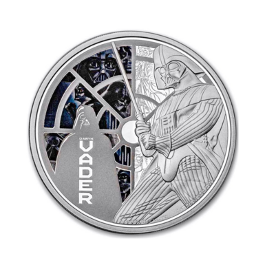 Срібна монета "Darth Vader", 10 доларів (2022)