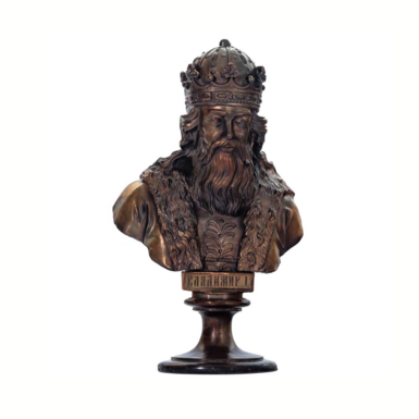 Мідна скульптура "Бюст князя Володимира Великого"