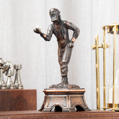 Бронзовая статуэтка "Ювелир" ручной работы