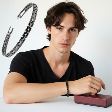 Браслет из стали и керамики "Black" от Sovrani