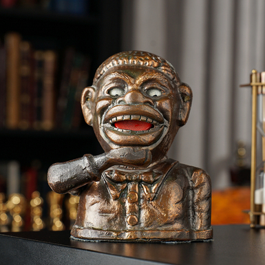 Антикварная механическая копилка "Jolly Bank", начало 20 века