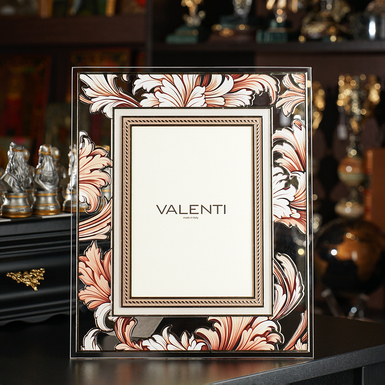 Хрустальная фоторамка с сусальной позолотой "Baroque" от Valenti (10x15 см)