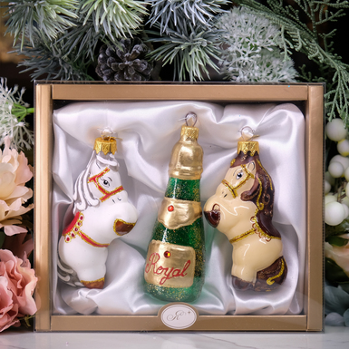 Комплект елочных игрушек "Новогодний"