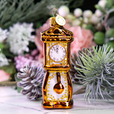 Елочная игрушка "Старинные часы"