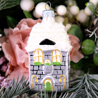 Елочная игрушка "Дом"