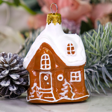 Елочная игрушка "Пряничный домик"