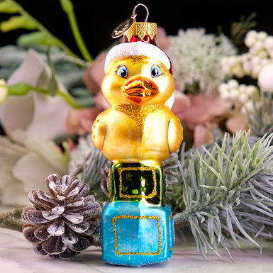 Елочная игрушка "Утенок"