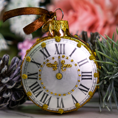 Елочная игрушка "Куранты"