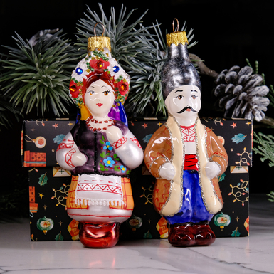 Комплект елочных игрушек "Украинцы"