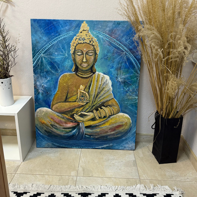 Картина "Будда", Татьяна Хитрая