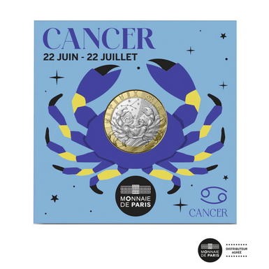 Колекційна монета "Zodiac Cancer", 5 євро