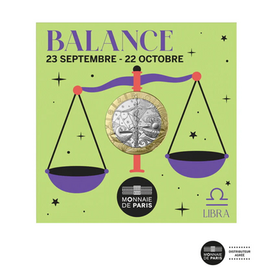 Колекційна монета "Zodiac Libra", 5 євро