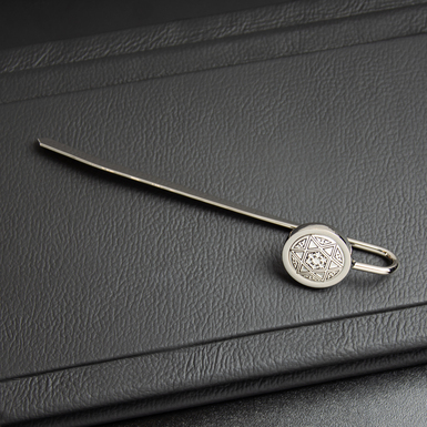 Закладка для книги David's Star з посрібленням від бренду Anframa