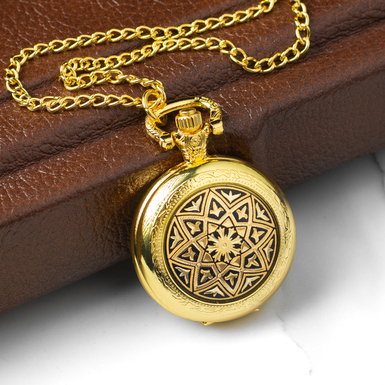 Кулон-часы Flostar с позолотой от бренда Anframa