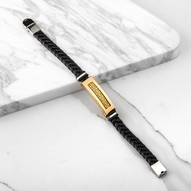 Мужской браслет Poster с позолотой от бренда Anframa