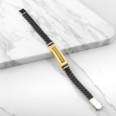 Чоловічий браслет Stenor з позолотою від бренду Anframa