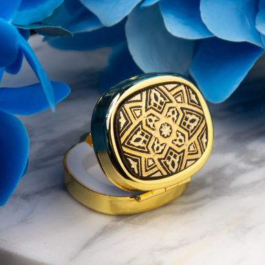 Таблетница Ocult с позолотой от бренда Anframa