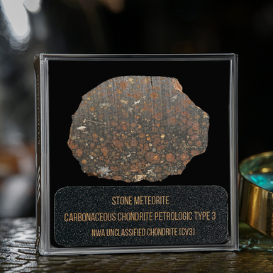 Сертифицированный метеорит Chondrite Retrologic Type 3, 6.65 г (Марокко)