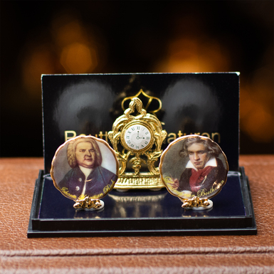 Миниатюра "Бах, Бетховен и часы" от Reutter Miniaturen