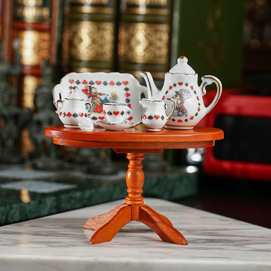 Мініатюра чайний сервіз "Аліса в країні чудес" від Reutter Miniaturen