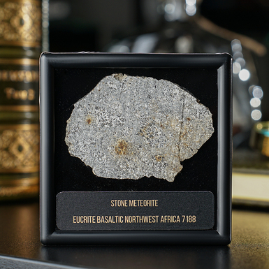 Cертифицированный метеорит "Eucrite 7188 EUCT 0025", 19,25 г (Северо-Западная Африка)