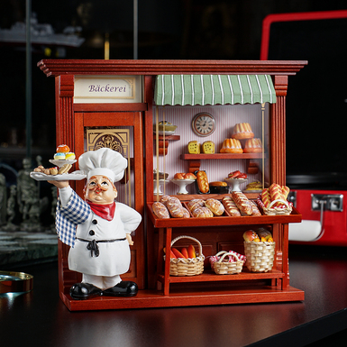 Миниатюра "Пекарня с подсветкой" от Reutter Miniaturen