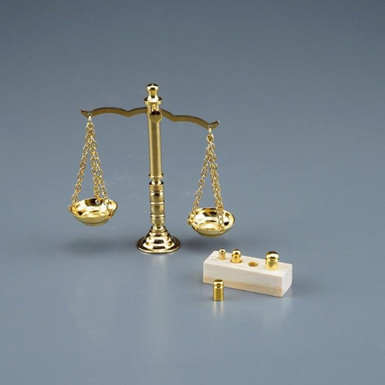 Миниатюра "Аптекарские весы" от Reutter Miniaturen