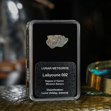 Сертифицированный метеорит "Laâyoune 002", 0,24 г (Западная Сахара)