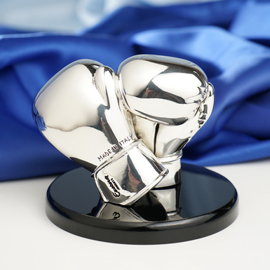 Silver-plated figurine "Boxing Gloves" by Exetera Argenti (glossy)