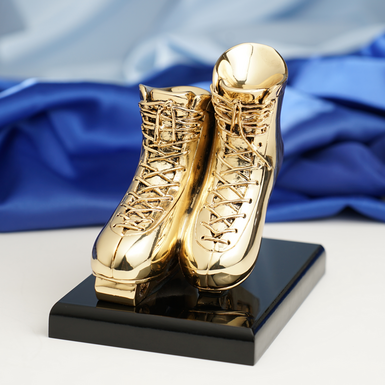 Статуэтка с позолотой "Коньки" от Exetera Argenti