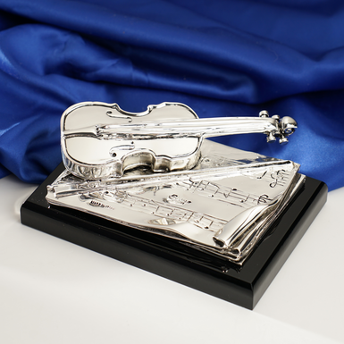 Статуетка з посрібленням "Скрипка" від Exetera Argenti 