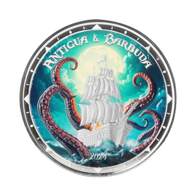 Срібна монета "Антігуа і Барбуда", 2 долара (2024)