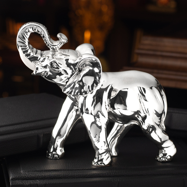 Посріблена статуетка "Гордовитий слон" від ArtBe
