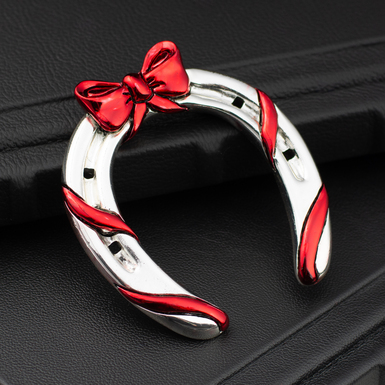 Посеребренная статуэтка "Новогодняя подкова" от ArtBe