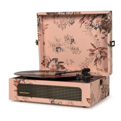Вініловий програвач Voyager Portable Turntable with Bluetooth Out - Floral від Crosley