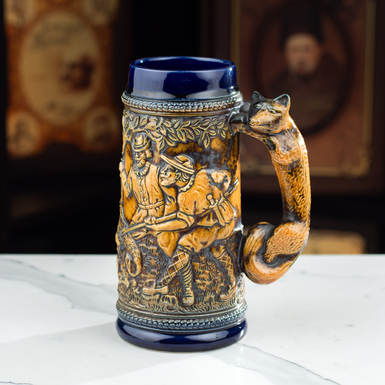 Фарфоровый пивной бокал "Oakshade" от GERZ, Германия, начало 20-го века