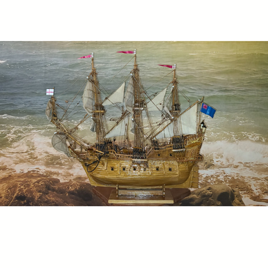 Модель корабля "Голден хинд"