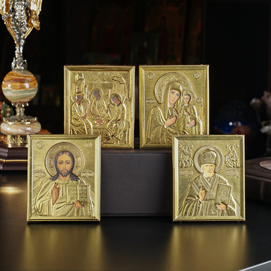 Домашний иконостас последней четверти 70–80 годы 20 века, Украина (без реставрации)