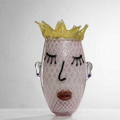 Хрустальная ваза "Princess face" ручной работы от Duccio di Segna