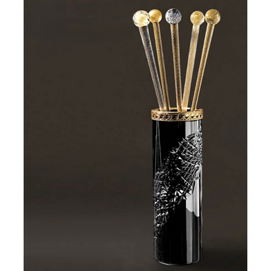 Хрустальный держатель для зонтов "Black Diamond" ручной работы от Duccio di Segna