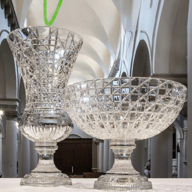 Хрустальная ваза "Lucy" ручной работы от Duccio di Segna