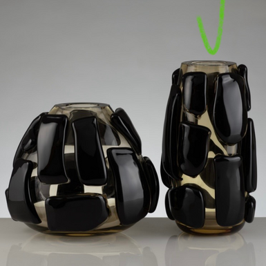 Кришталева ваза "Patchwork" ручної роботи від Duccio di Segna