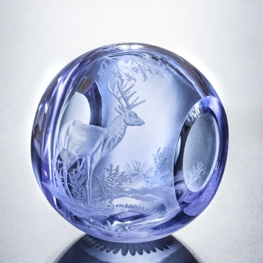 Хрустальная сфера "Winter" ручной работы от Duccio di Segna (лимитированная коллекция)